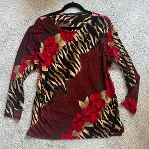 Impressions Longsleeve Animal Print
